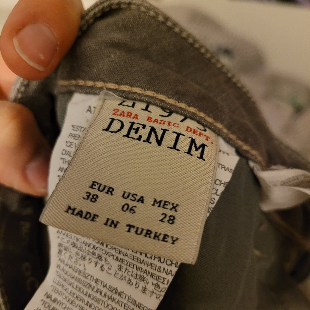 Grey Zara Skinny Jeans